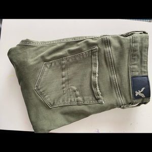 Green American Eagle jeans